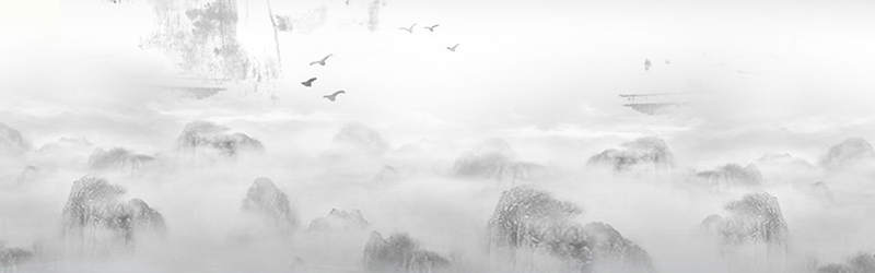 朦胧高山白云banner图