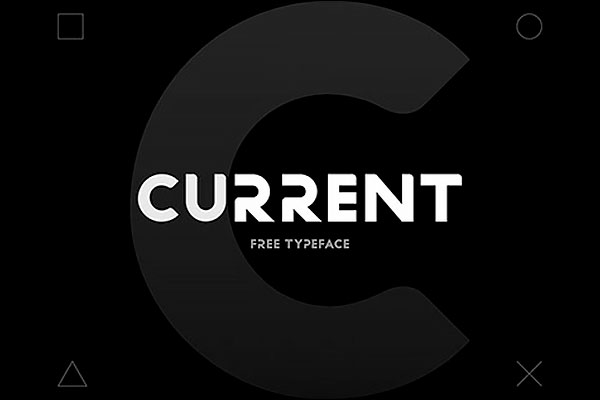 CURRENT字体