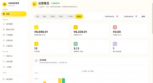 闲鱼超级管家系统源码
