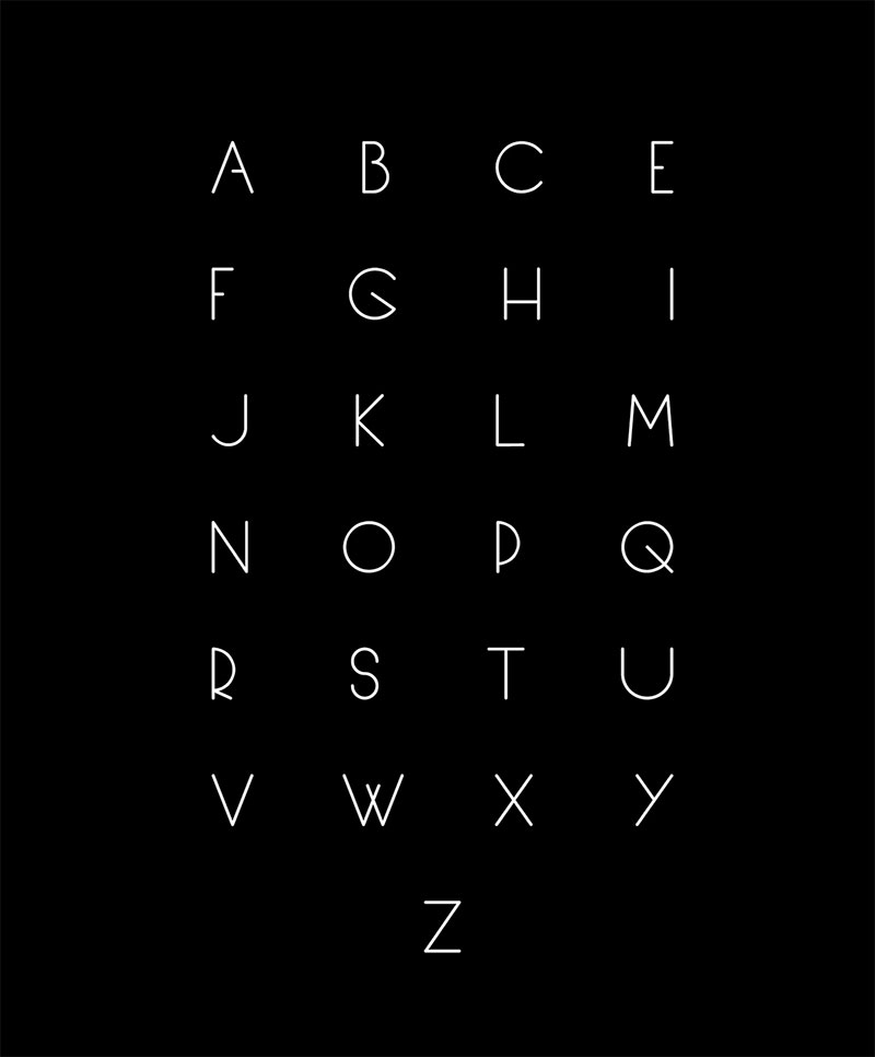 THINOO字体效果预览